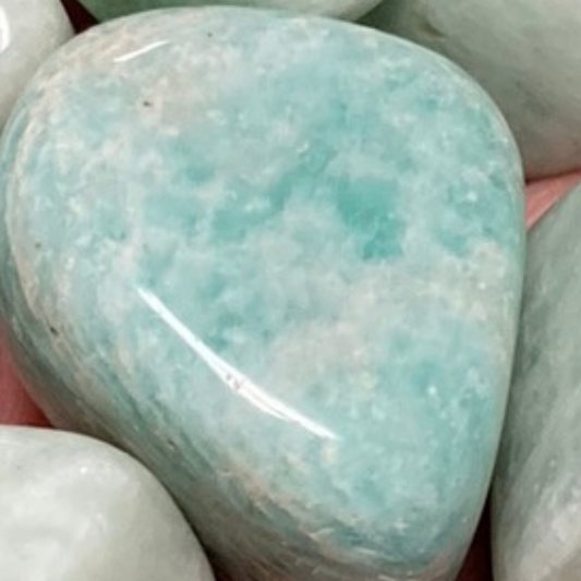 Amazonite Natural Crystal - Smooth Tumbled Stone