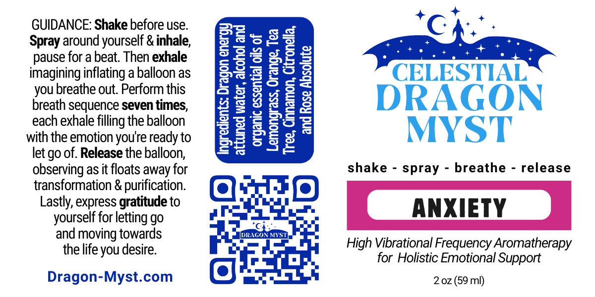 Release ANXIETY - Organic Dragon Myst