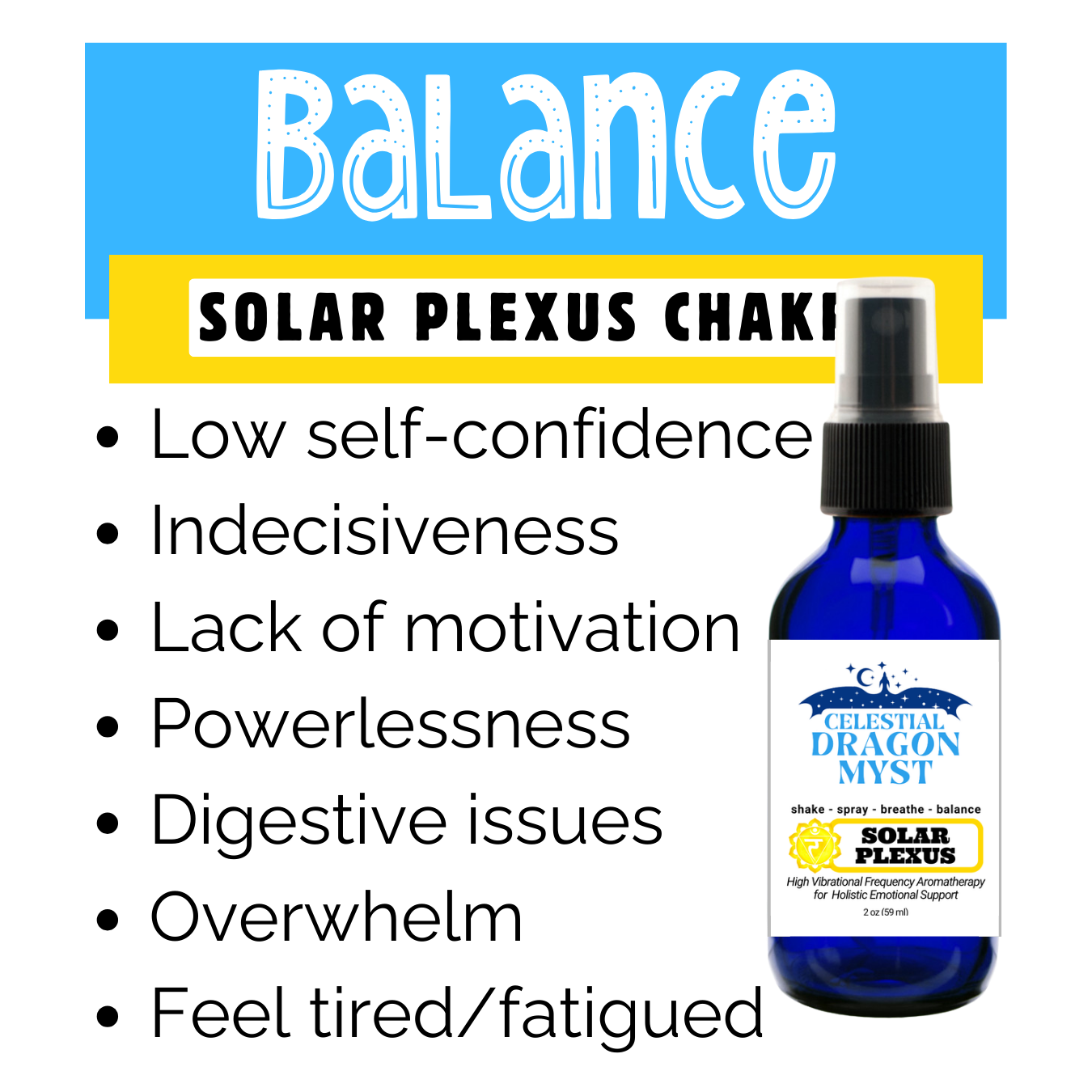 Balance SOLAR PLEXUS Chakra - Organic Dragon Myst