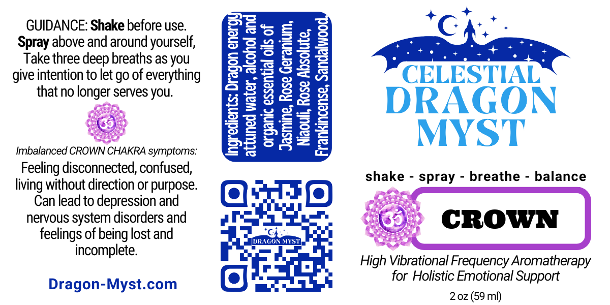 Balance CROWN CHAKRA - Organic Dragon Myst