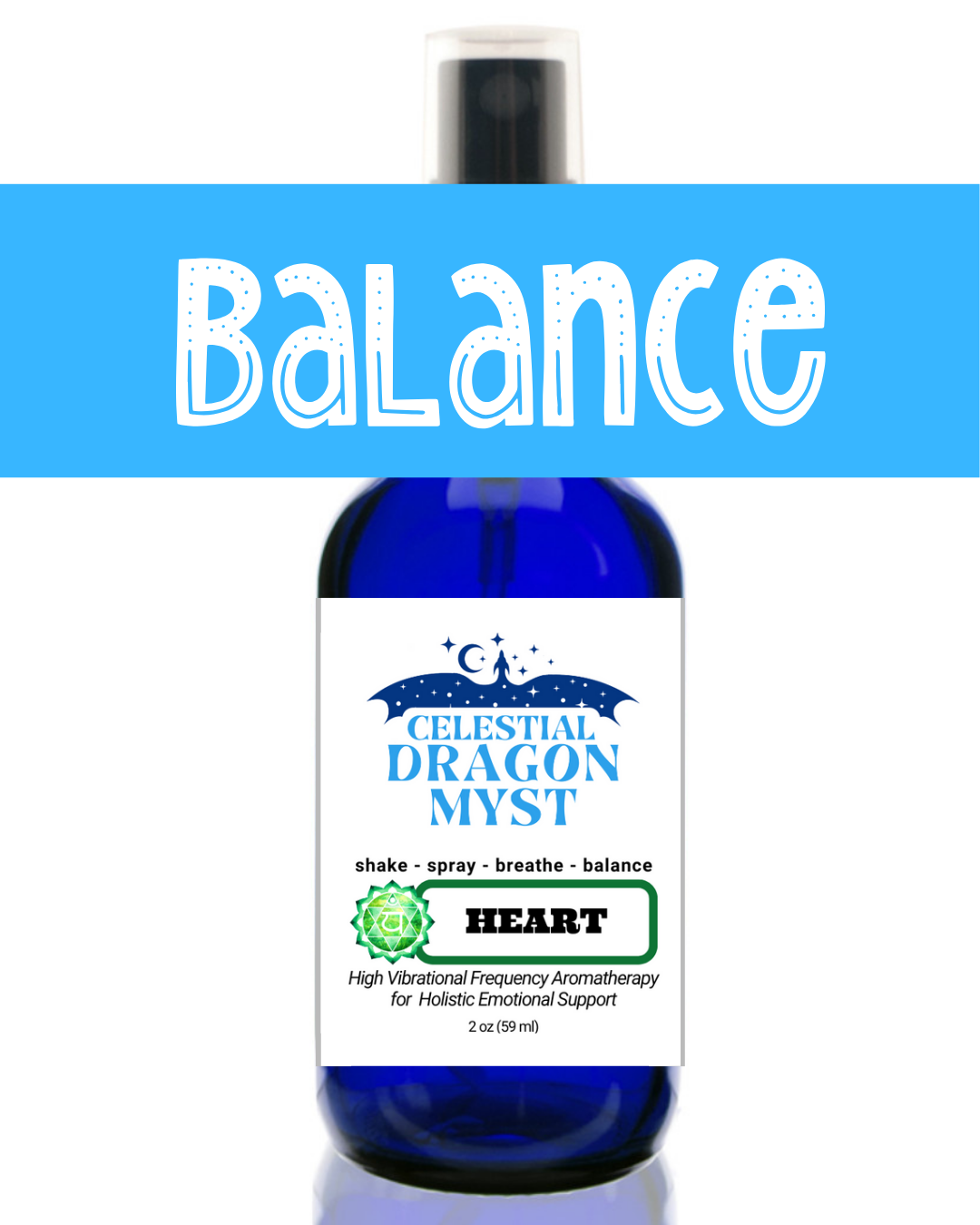 Balance HEART CHAKRA - Organic Dragon Myst