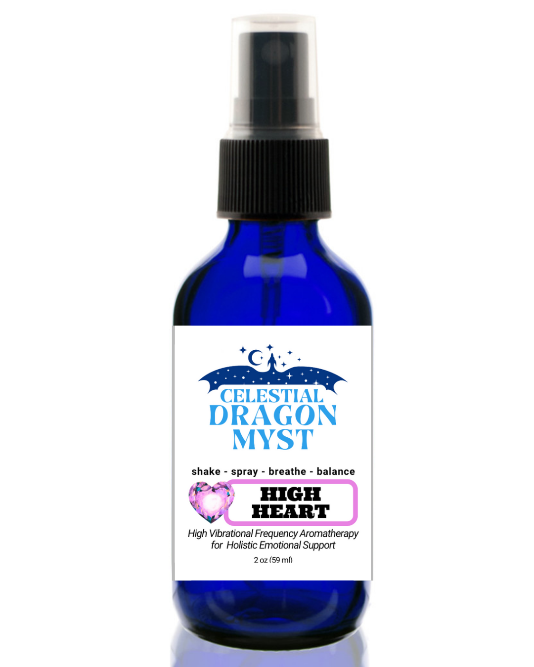 Balance HIGH HEART CHAKRA - Organic Dragon Myst