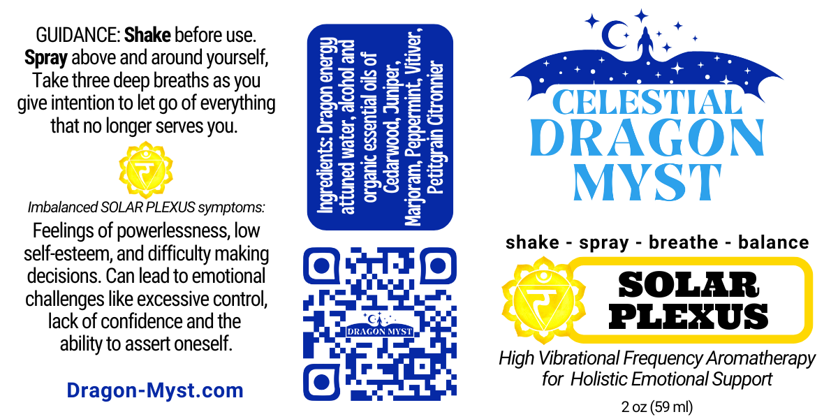 Balance SOLAR PLEXUS Chakra - Organic Dragon Myst