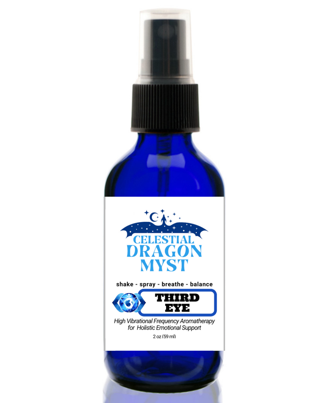Balance THIRD EYE CHAKRA - Organic Dragon Myst