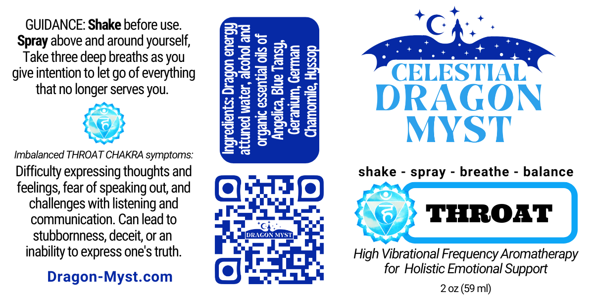 Balance THROAT CHAKRA - Organic Dragon Myst
