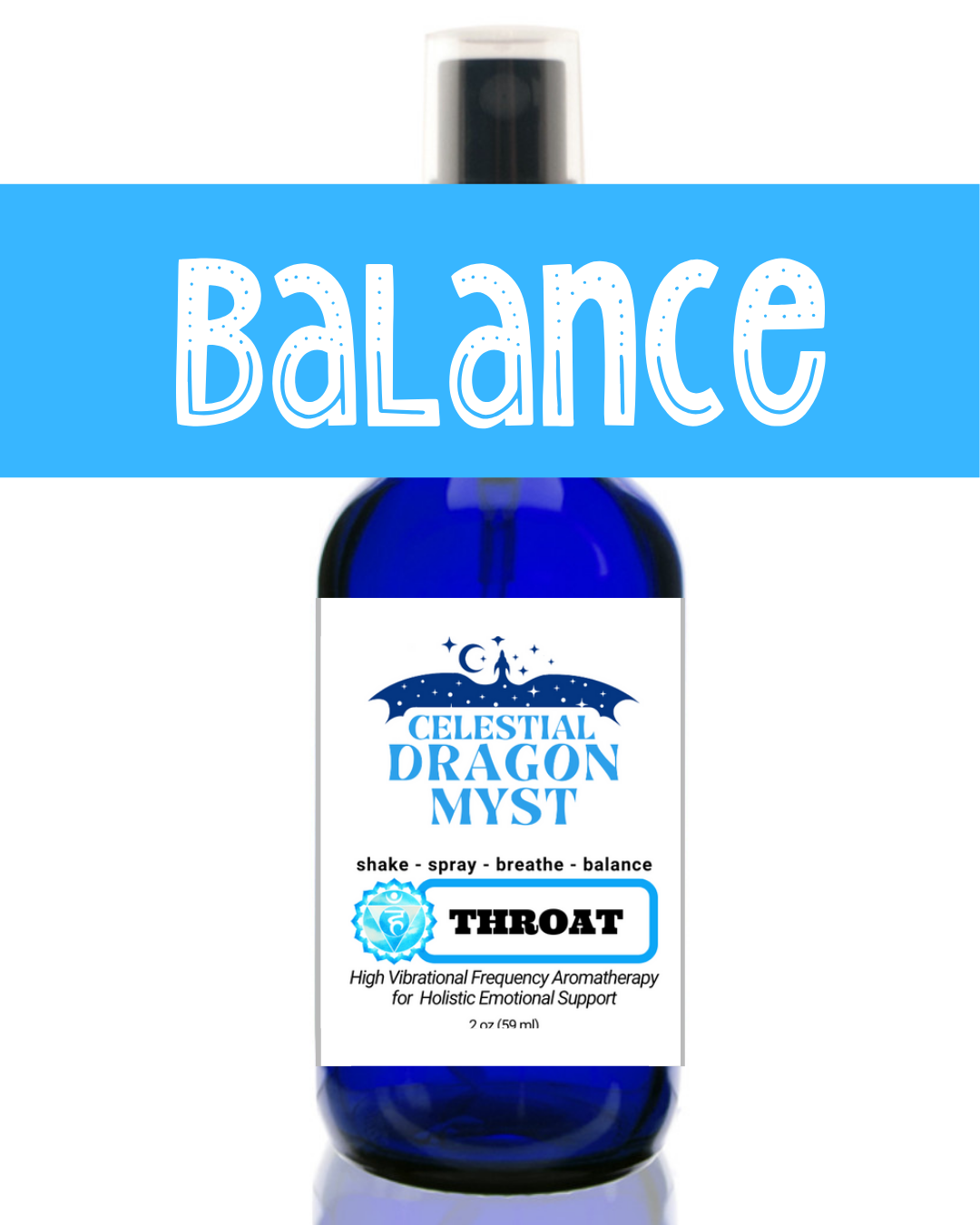 Balance THROAT CHAKRA - Organic Dragon Myst