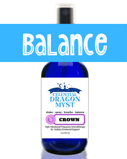 Balance CROWN CHAKRA - Organic Dragon Myst